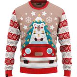 JAP Foute kersttrui - Driving home for christmas - Kerstcadeau volwassenen - Dames en heren - Kerst - XL - Rood