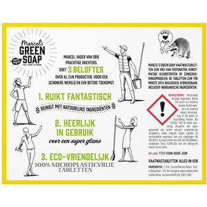 Marcel's Green Soap - Vaatwascapsules - Eco All-In-One Grapefruit & Limoen - Krachtige werking - 24 Vaatwascapsules - 1 stuk