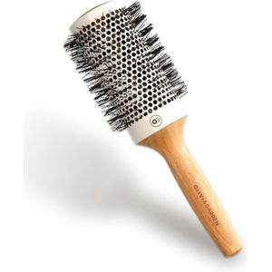 Milieuvriendelijke Bamboeronde Borstel voor Volumineuze Blowouts - Thermal Brush voor Glanzend Haar