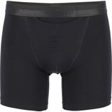 HOM HO1 long boxer briefs (1-pack) - heren boxer lang met horizontale gulp - zwart - Maat: L