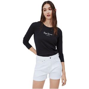 PEPE JEANS - New Virginia - T-shirt - Effen - Lange Mouwen - Dames