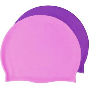 Goodivery ® Zwemkap, uniseks badmuts, siliconen badmuts voor volwassenen, uniseks, waterdicht, voor dames en heren, lang haar, siliconen badmuts voor mannen en vrouwen, siliconen badmuts