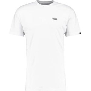 Vans - Heren Tee SS Left Chest Logo Shirt - Wit - Maat XL