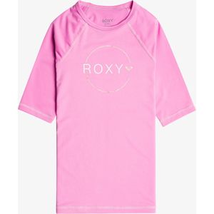 Roxy - UV Rashguard voor meisjes - Beach Classic - Korte mouw - UPF50 - Cyclamen - maat 140-152cm