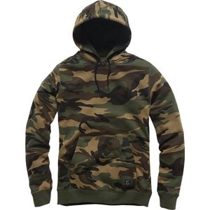 Vintage Industries Derby hooded sweatshirt woodland camo