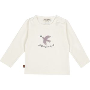 Frogs and Dogs - Follow Your Heart Baby Shirt Bird | Jet Stream - Katoen - Maat 62