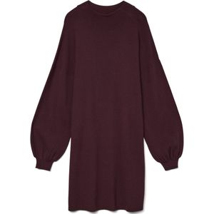 Vero Moda - Nancy - Gebreide Jurk - Hoge Hals - Lange Mouwen - Losse Pasvorm