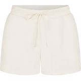 Hunkemöller Dames Nachtmode Sportieve fleece short - Wit - maat XS