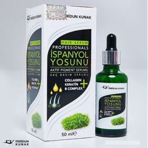 Dr. Feridun Kunak - Hair Keratine | Haar keratine met Spanish Moss | Met Collageen | Keratine | Vitamine B COMPLEX | Active Pigment Serum | Stijl en Gezond Haar | Tot 2 Maanden |