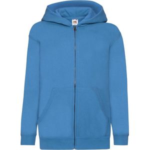 Fruit Of The Loom Kinderen / Kinder Unisex Sweatshirt met capuchon (Azure Blauw)