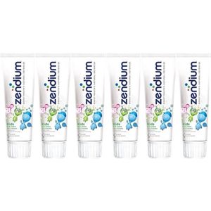 Zendium Kids 0-5 jaar - 75 ml - Tandpasta - Voordeelverpakking 6 stuks