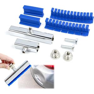 Reparatieset voor carrosseriedeuken - professionele uitwerperset voor carrosserie - reparatie autozwembaden - blauw - 6 stuks .