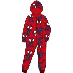 Spidey Onesie Fleece Rood Maat 92