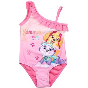 Paw Patrol - Nickelodeon - badpak - Skye en Everest - Framboos roze. Maat 110/116 cm - 5/6 jaar.