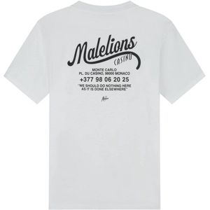 Malelions Casino T-Shirt - White XS