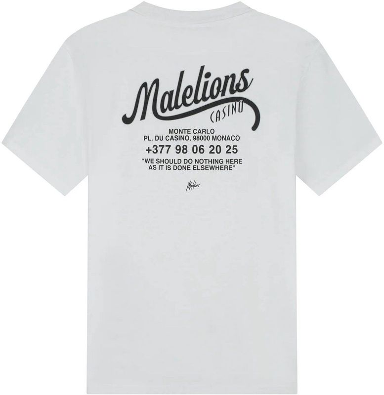 Malelions Casino T-Shirt - White XS
