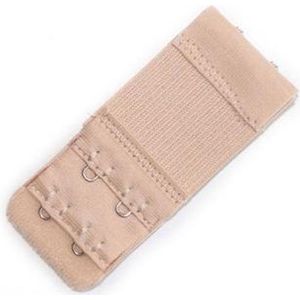 Scoby - 3 BH Verlengstukjes (2 Haaks) - Beige - Extenders voor Comfortabele Pasvorm - Bra Extenders for Adjustable Fit
