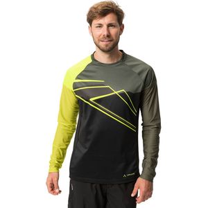 Vaude Bike Moab Vi T-shirt Met Lange Mouwen Geel,Zwart L Man