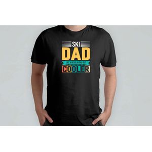 Ski Dad - T Shirt - vader - dad - beste vader ter wereld - verjaardag - vaderdag - best dad in the world - father - liefde - cute