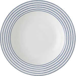 Laura Ashley Blueprint Collectables Diepe Borden - Ø 22cm - Candy Stripe - Kerstservies