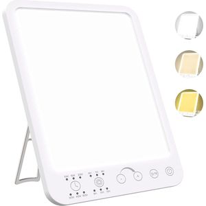 Gloovon® - Daglichtlamp PRO - 12.000 Lux - Lichttherapielamp - Dimbaar & met Timer - Incl. Opbergtas - UV-vrije LED Lamp - Winterdepressie - Hobby Bureaulamp