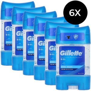 Gillette - Gel Deodorant - 420 ml - Vague Frisse - Anti-transpirant - 48 Uur Bescherming