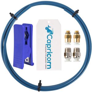 PTFE Tubing voor 3D-printers - 1M met Pneumatische Fittingen en Snijder