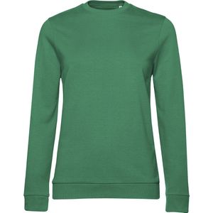 Sweater 'French Terry/Women' B&C Collectie maat S Kelly Groen
