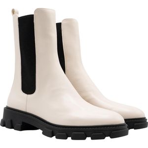 Michael Kors - Ridley Chelsea Laarzen - Cream - Leer