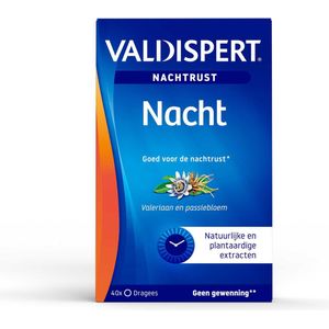 Valdispert Nacht - Passiebloem ondersteunt de nachtrust en helpt om lekker te slapen* - 40 tabletten