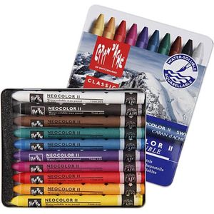 Waskrijt caran d'ache neocolor ii ass | Doos a 10 stuk