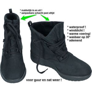 Westland -Dames - zwart - laarzen - maat 35