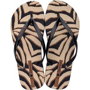 Ipanema Animale Slippers Dames - Black/Beige - Maat 41/42