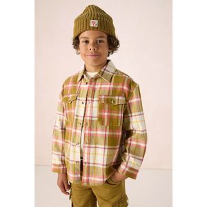 Sissy-Boy - Donkergroen Geruit Overhemd - Katoen - Lange Mouwen