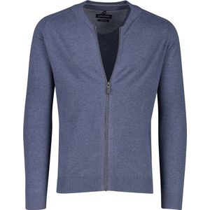 CASA MODA comfort fit vest - blauw - Maat: XL