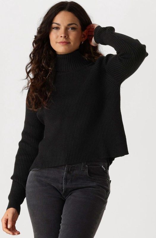 Minus - Ava Knit Turtleneck - Coltrui - Zwart