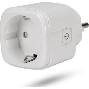SEC24 HAS860 Slimme stekker WiFi plug met digitale timer 16A- Tijdschakelaar - Energiemeter - Energie besparing - Werkt met Google Home en Alexa