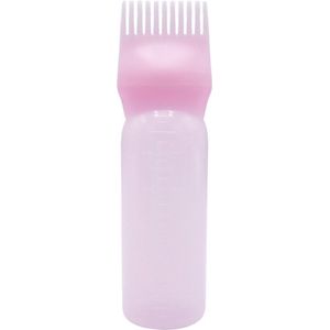 Boozyshop ® Haar olie applicator - Haargroei stimuleren - Geschikt voor Haarolie - Hair Oil Applicator - Applicatiefles - Roze