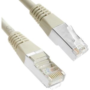 BeMatik - 10 m grijze Cat.5e FTP Ethernet-netwerkkabel