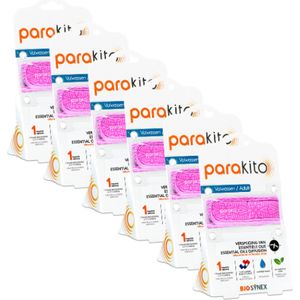 Parakito Navulbaar Anti-Muggen Armband - Volwassen Violet - 5 STUKS - Plant-Based Bescherming - Navulbaar - Innovatief