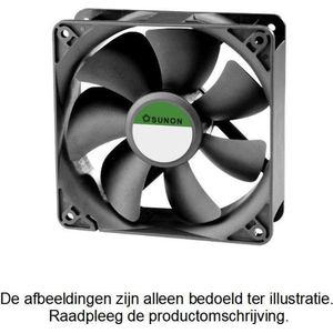 Papst - EBM 4600 N - Axiaal Ventilator - Zwart - 115 V/AC - 148 m³/h