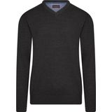 Cappuccino Italia - Heren Sweaters Pullover Charcoal - Grijs - Maat XXL