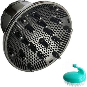 QPFO® Haardroger diffuser krullend haar golvend haar universeel verstelbaar opzetstuk