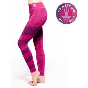 Yoga legging Ashtanga roze M-Lsportlegging - L