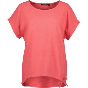 Blue Seven dames shirt - blouse/shirt dames - 180218 - rood - ronde hals - maat 42