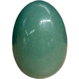 Edelsteen ei 30 mm Aventurijn groen