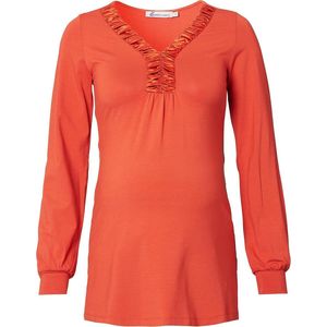 Queen Mum Zwangerschapsblouse - Orange - Maat S