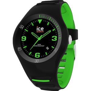 Ice Watch P. Leclercq - Black green 017599 Horloge - Siliconen - Zwart - Ã˜ 42 mm