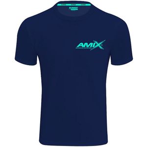 Amix Runfit T-shirt Met Korte Mouwen Blauw S Man