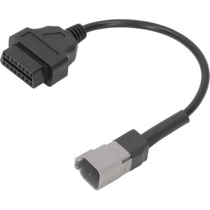 6PIN Naar 16PIN Diagnostische Kabel Adapter voor CAN‑AM MOTO ATV UTV Motorcycle OBDII Scanner Kabel - ELM 327 V.1.5 Bluetooth Naar Computer .